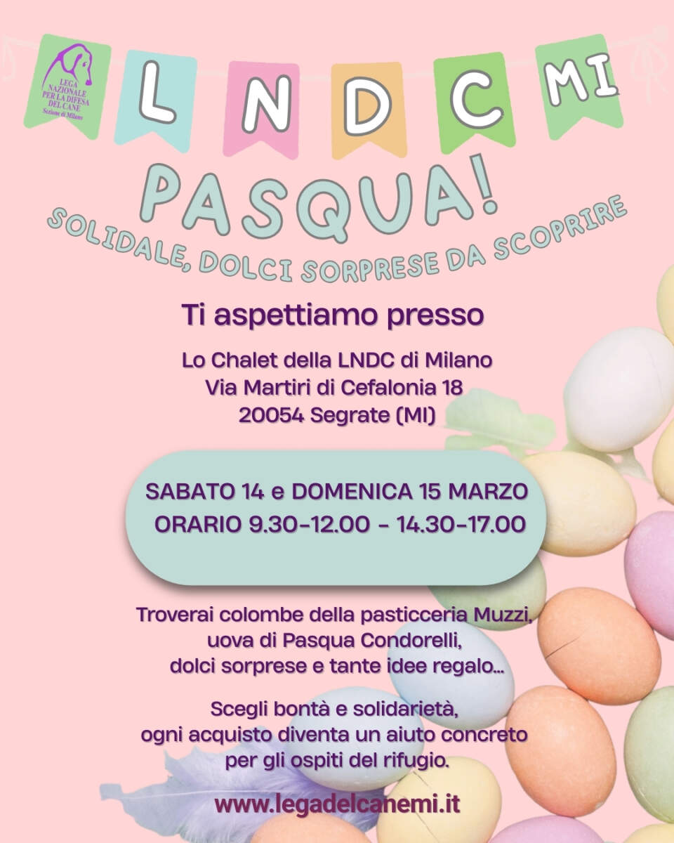 Banchetto di Pasqua Chalet – weekend 14-15 marzo